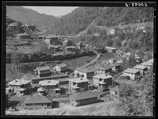 Coal mining community near Welch, West Virginia