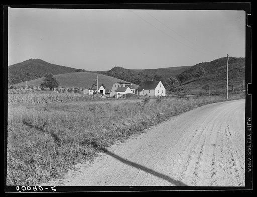 Untitled photo, possibly related to: Coal mining community near Welch, West Virginia