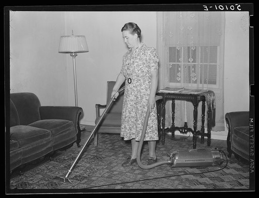 Modern household equipment reduces household drudgery. Tygart Valley, West Virginia