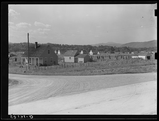Good roads and good land in Tygart Valley homesteads. West Virginia