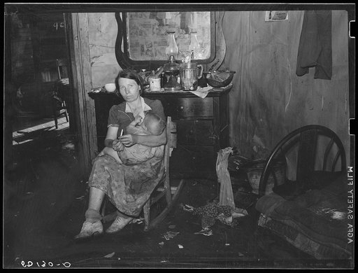 Untitled photo, possibly related to: Home in Charleston, West Virginia. Mother has TB, father works on WPA (Work Progress Administration). See 50119-D