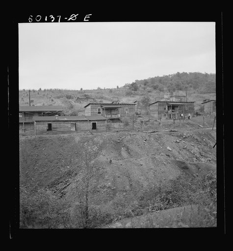 Untitled photo, possibly related to: Company houses, coal mining section. Pursglove, Scotts Run, West Virginia