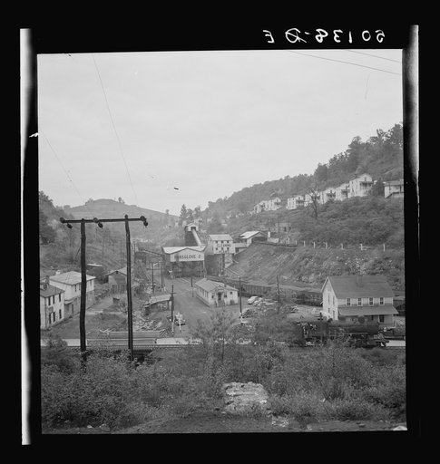 Untitled photo, possibly related to: Company houses, coal mining section. Pursglove, Scotts Run, West Virginia