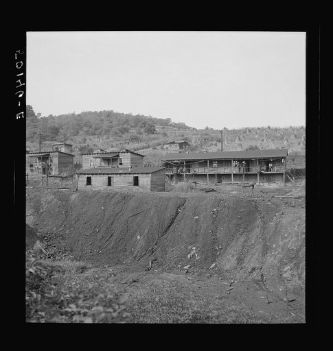 Coal miners' homes. The "Patch," Chaplin, West Virginia