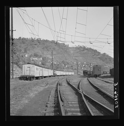 Part of coal mining town of Welch, West Virginia. Bluefield section