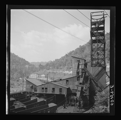 Coal mine tipple. Capels, West Virginia