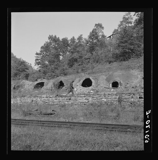 Old abandoned coke ovens. Maitland, West Virginia