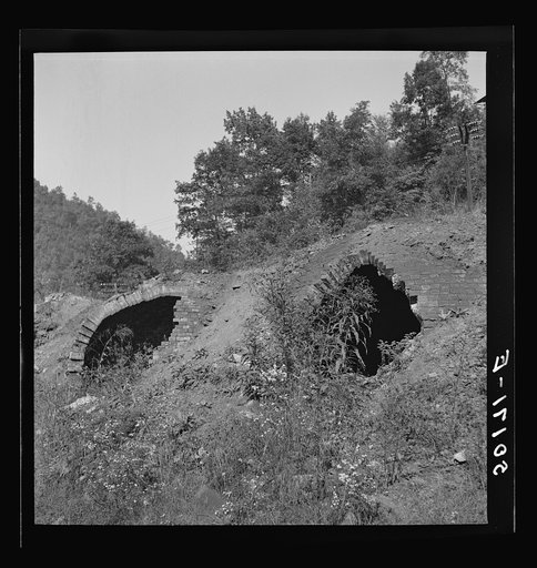 Untitled photo, possibly related to: Old abandoned coke ovens. Maitland, West Virginia