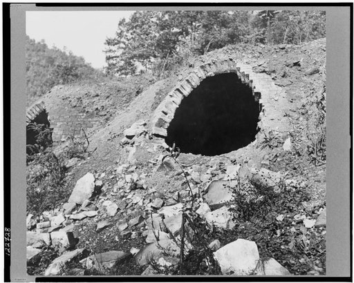 Old abandoned coke ovens. Maitland, West Virginia