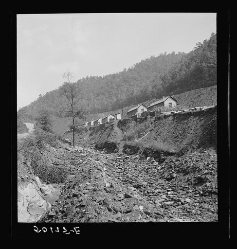 Untitled photo, possibly related to: Coal miners' homes. The "Patch," Chaplin, West Virginia