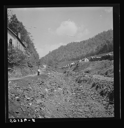 Untitled photo, possibly related to: Coal miners' homes. The "Patch," Chaplin, West Virginia
