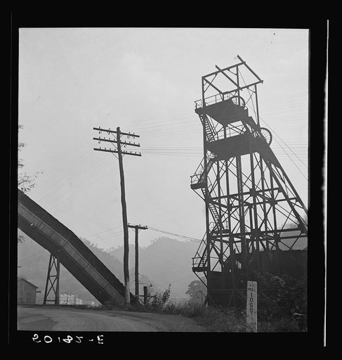 Coal mine tipple. Capels, West Virginia