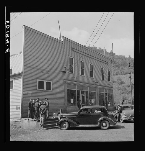 Untitled photo, possibly related to: Company store, Capels, West Virginia. The only drug store for about twelve communities is located in this store