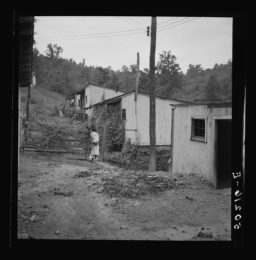 Untitled photo, possibly related to: Abandoned mine tipple. Scotts Run, West Virginia