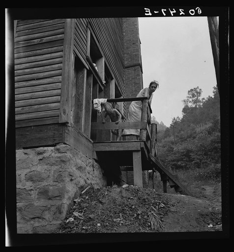 Untitled photo, possibly related to: Wife and child of unemployed miner. Marine, West Virginia (see 50110 D)