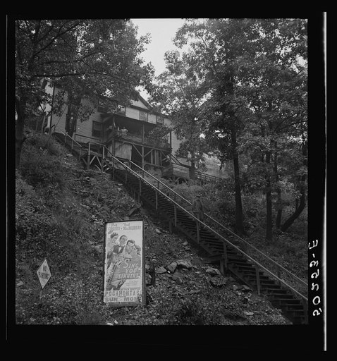 Home of Negro families. Mining town, Capels, West Virginia