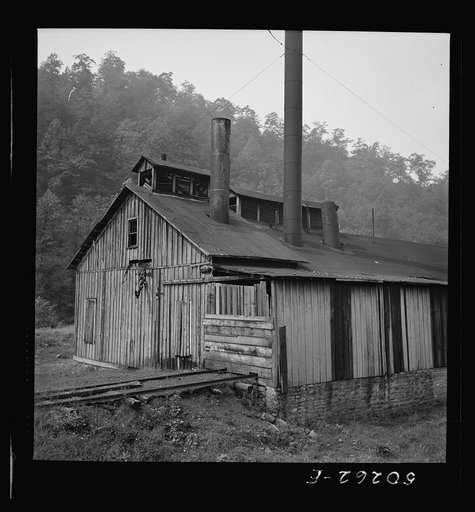 Untitled photo, possibly related to: Boarded-up houses in abandoned mining town of Twin Branch, West Virginia