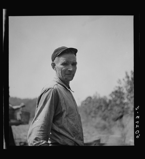 Farmer making molasses from sugarcane. Racine, West Virginia