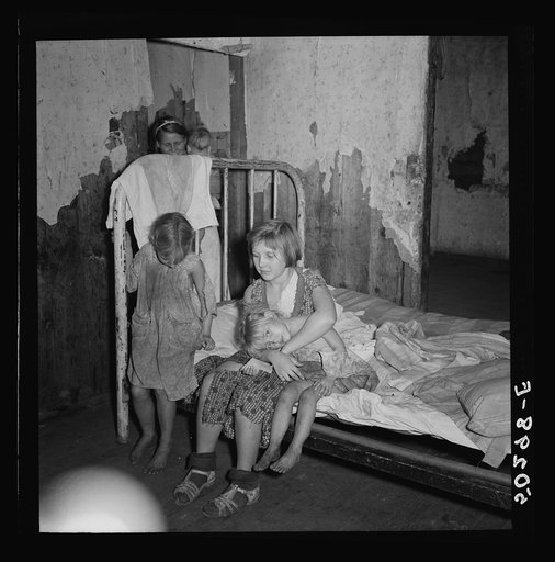 Children of coal miner. Pursglove, West Virginia
