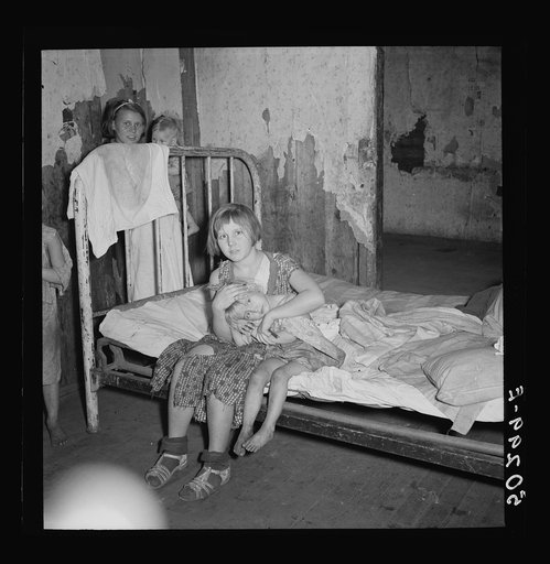Untitled photo, possibly related to: Children of coal miner. Pursglove, West Virginia