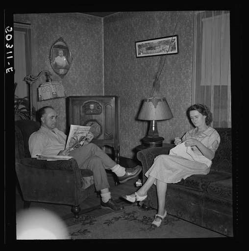 Miner who has worked in mines since he was fourteen and has tried to save money and have a better home, with his wife, suffering from bad bronchial condition and asthma. Chaplin, West Virginia