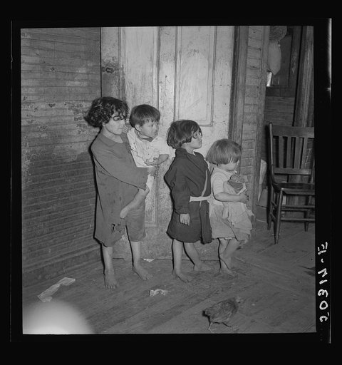 Mexican miner's children. See 50315-E. Bertha Hill, West Virginia