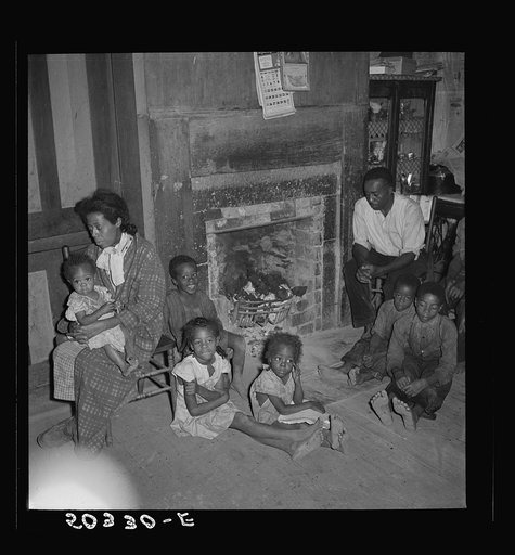 Coal miner, six of his seven children. His wife is usually sick with a bad bronchial condition. Chaplin, West Virginia