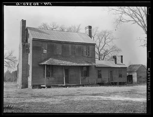 Old home purchased for rehabilitation client near Raleigh, North Carolina