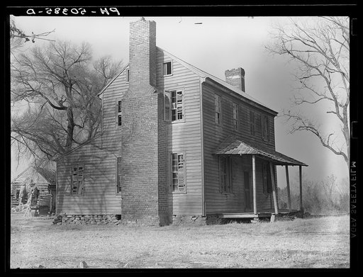 Sideview of home purchased for rehabilitation client near Raleigh, North Carolina