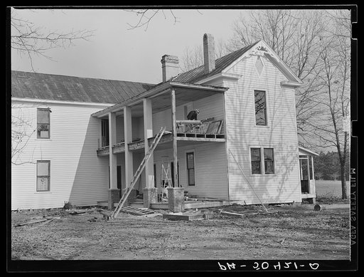 Home being remodeled for rehabilitation client (Mr. Brooks) near Raleigh, North Carolina