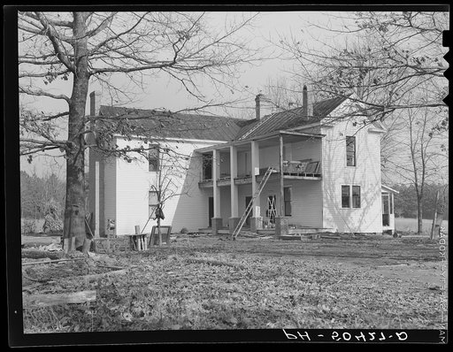 Home being remodeled for rehabilitation client (Mr. Brooks) near Raleigh, North Carolina