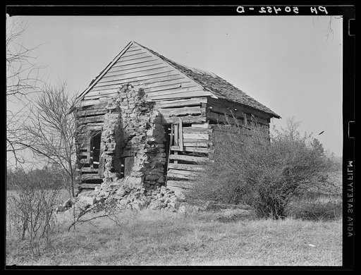 Untitled photo, possibly related to: Old well and weaving house on farm purchased for rehabilitation clients near Raleigh, North Carolina