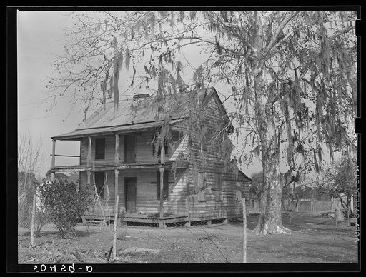 Old home near Jacksonboro, South Carolina