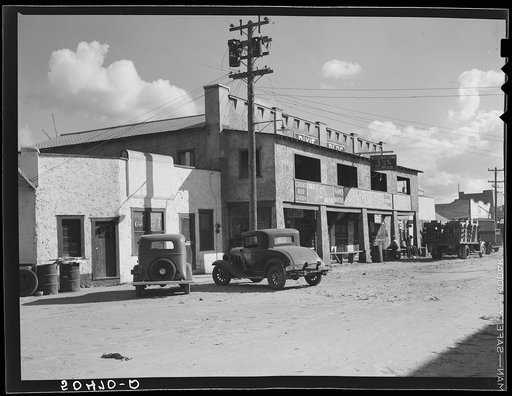 Untitled photo, possibly related to: Hotel, rooming house, "juke joint" in Negro section. Belle Glade, Florida