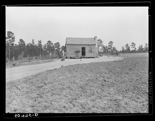 Clean and well-kept Negro shack near Columbia, South Carolina (Monticello Road)