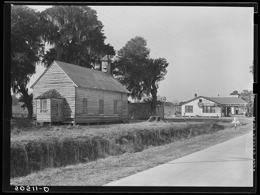 Untitled photo, possibly related to: Street in Negro section. Belle Glade, Florida
