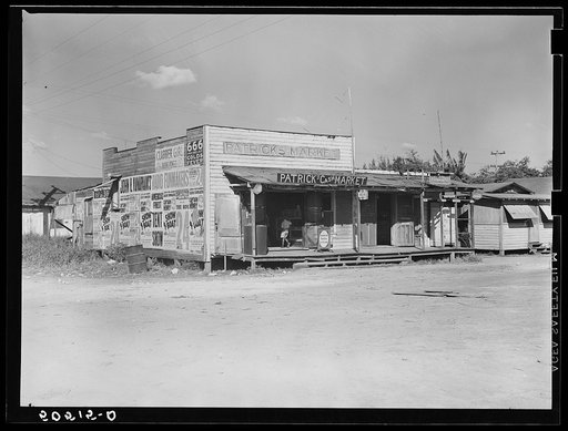 Grocery store. Negro section, Belle Glade, Florida
