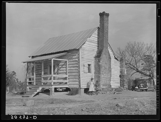 Well kept-up Negro home on Monticello Road near Columbia, South Carolina