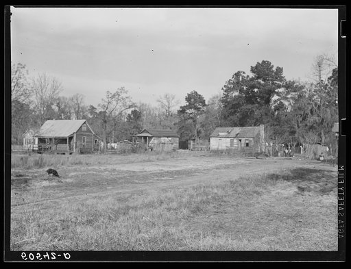 Untitled photo, possibly related to: Negro homes near Charleston, South Carolina