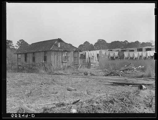 Home of sawmill worker. Ashepoo, South Carolina