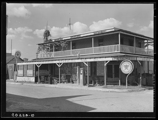 General store and gas station. Venus, Florida