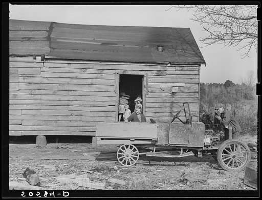 Untitled photo, possibly related to: Family on relief. Jacksonboro, South Carolina