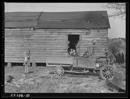 Untitled photo, possibly related to: Family on relief. Jacksonboro, South Carolina