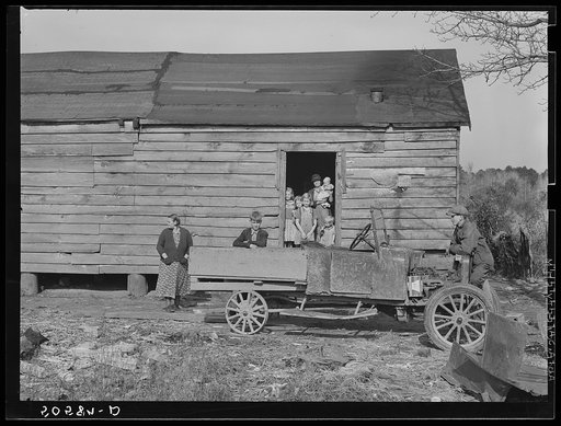 Family on relief. Jacksonboro, South Carolina