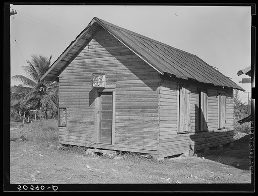 Church in Negro section. Homestead, Florida