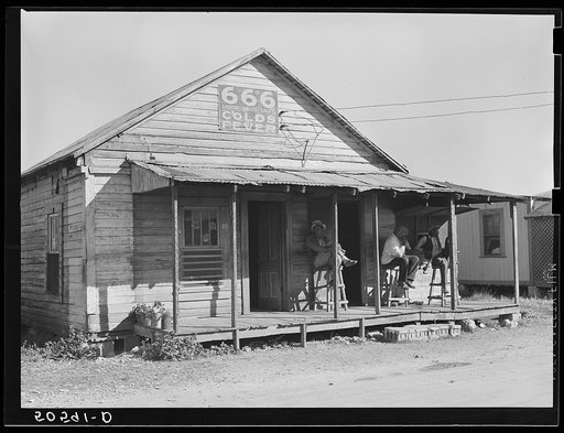 Store and "juke joint." Negro section, Homestead, Florida