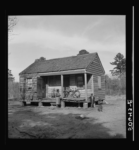 Untitled photo, possibly related to: Rear of Negro's home near Beaufort, South Carolina