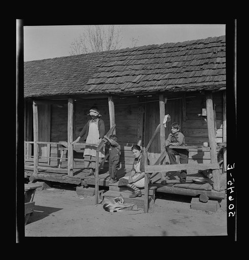 Untitled photo, possibly related to: Rear of Negro's home near Beaufort, South Carolina