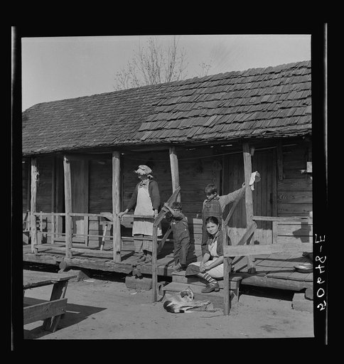 Untitled photo, possibly related to: Rear of Negro's home near Beaufort, South Carolina