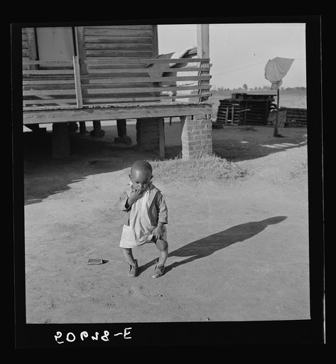 Untitled photo, possibly related to: Negro children near Wadesboro, North Carolina